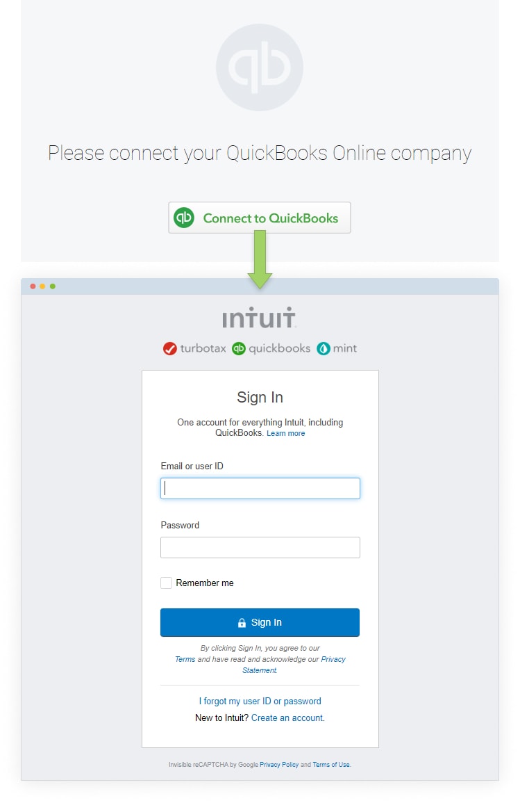 Connect your QuickBooks account