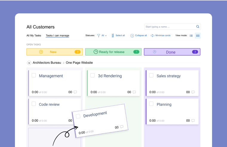 Project management capabilities