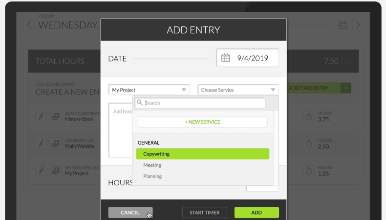 Time IQ, Timesheet Software App