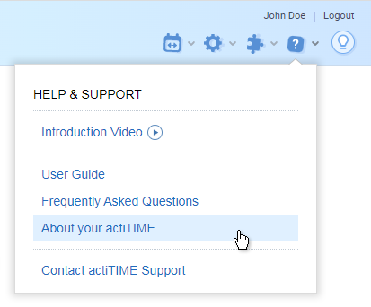 Help Menu
